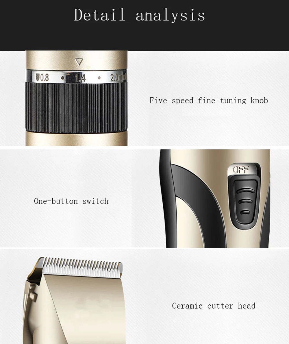 FLIN Professional Ceramic Blade Hair Trimmer