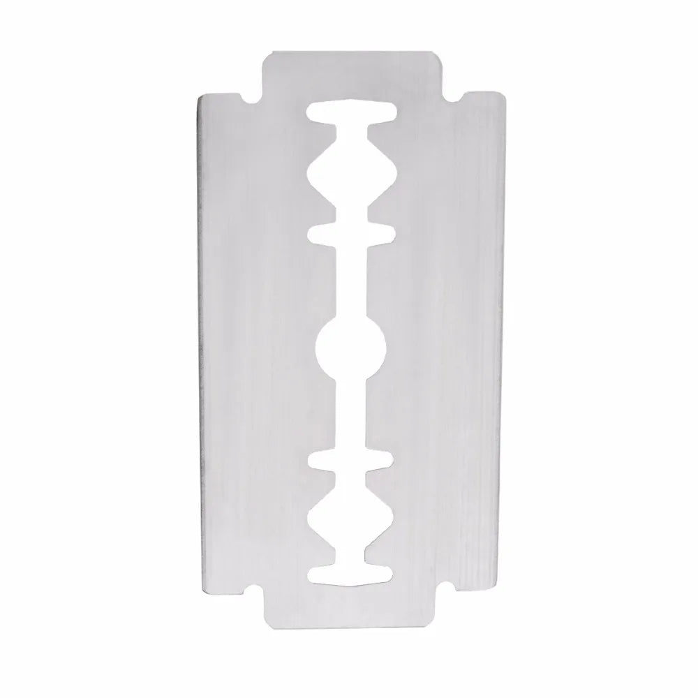 QSHAVE Titanium Double-Edge Safety Razor Blades — Made in USA, 10 Pack