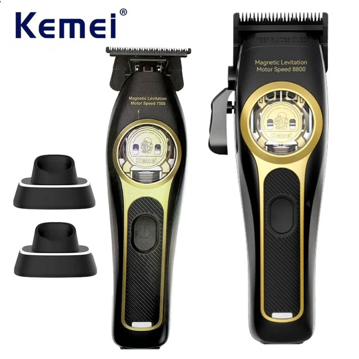 Kemei Vector Motor Cordless Barber Clipper