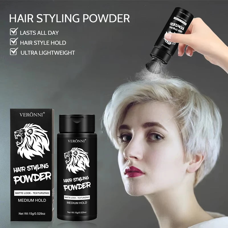Oil-Control Volumizing Hair Styling Powder — Men & Women