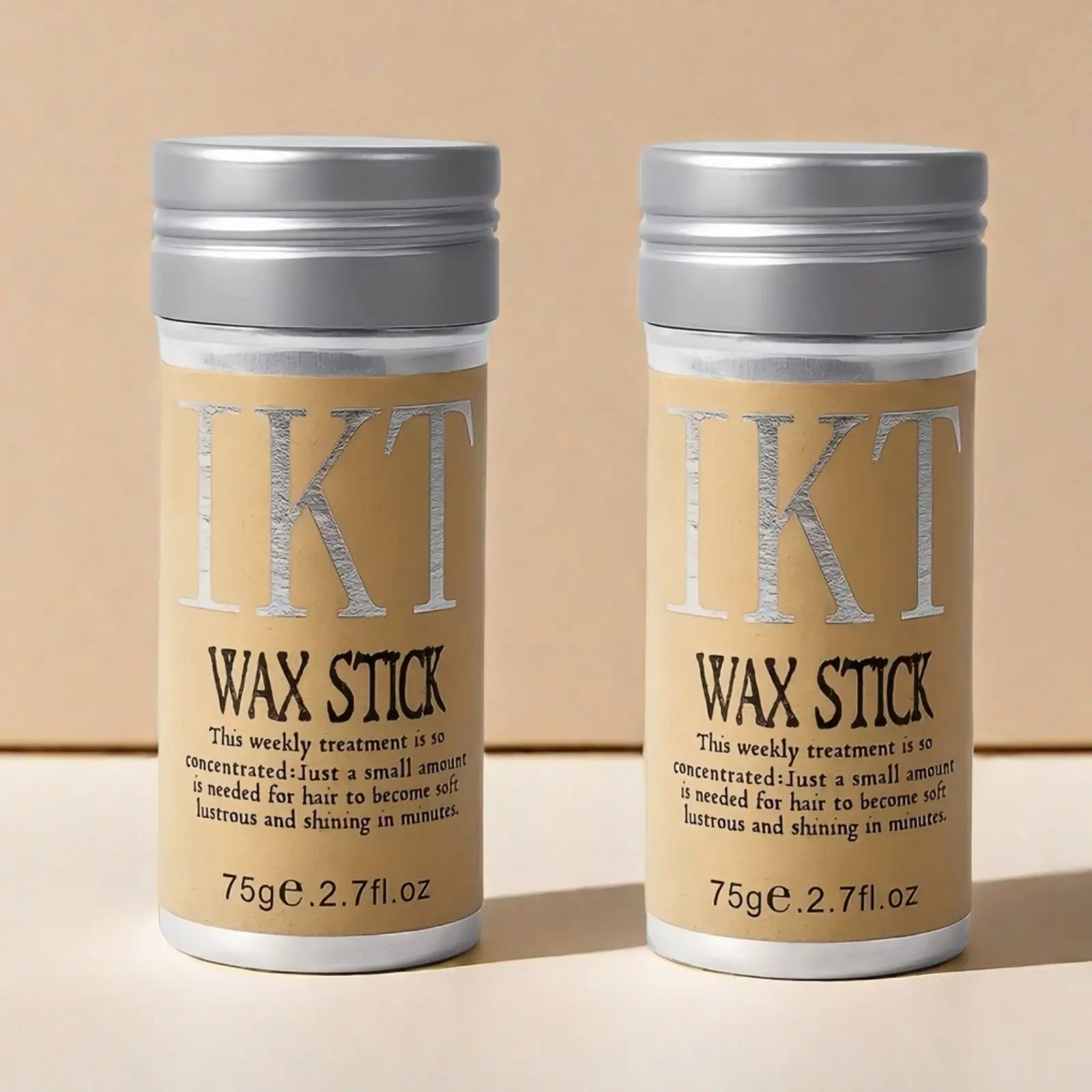 Hair Wax Stick for Kids & Women — With Slick Back Brushes