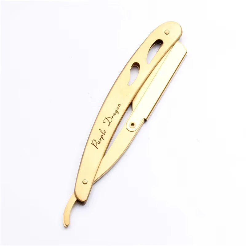 Classic Folding Straight Razor — Stainless Steel, 5 Colors