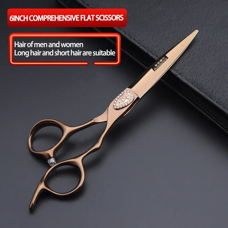 Axemoore 6-Inch Premium Barber Scissors — Cutting & Thinning Sets