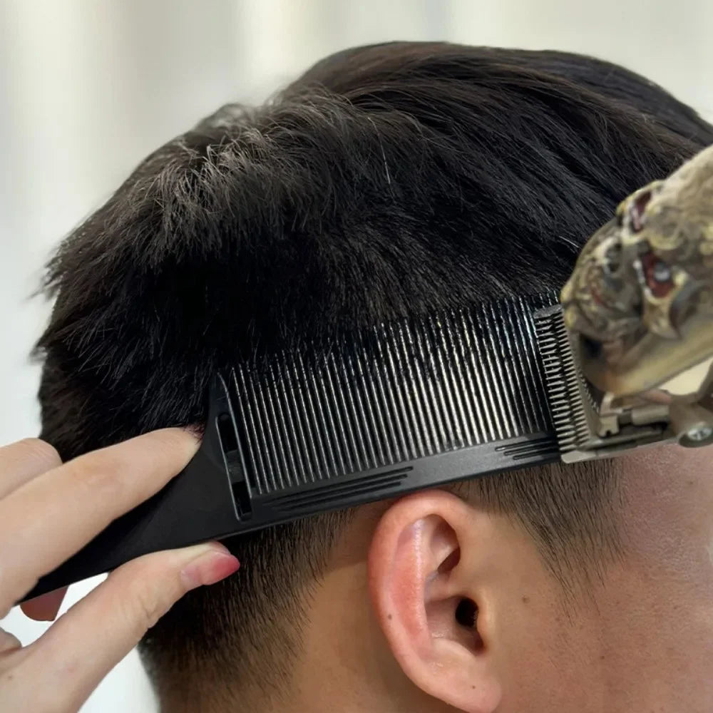 Curved Hair Clipping Comb — Fade & Taper Blending, 6 Styles