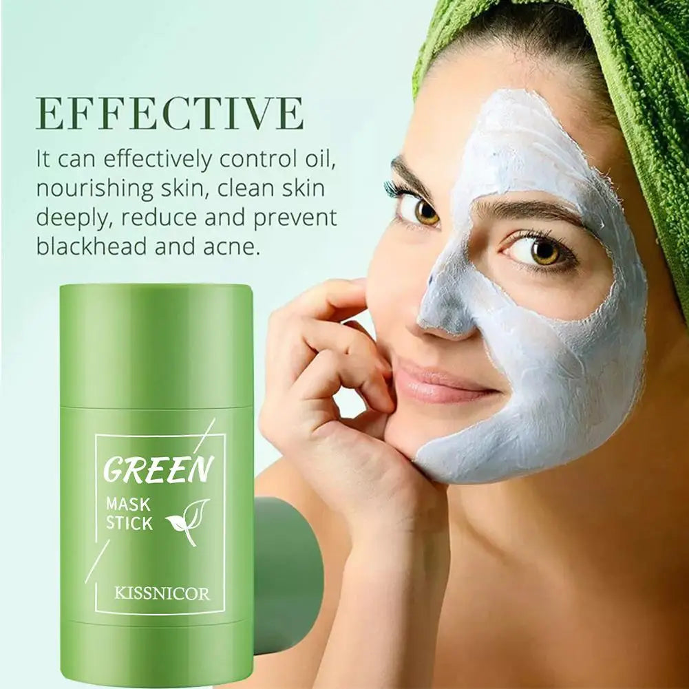 Green Tea Antioxidant Clay Mask Stick — Purifying and Brightening