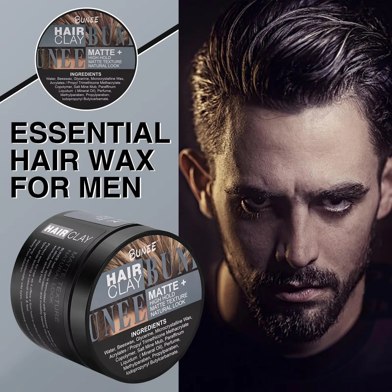 Matte Finish Hair Paste — Flexible Hold, Zero Shine