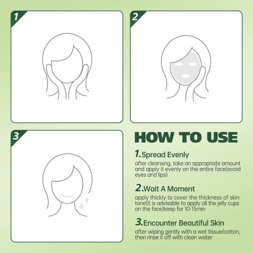 Avocado Clay Mud Mask — Disposable Single-Use, Deep Nourishing