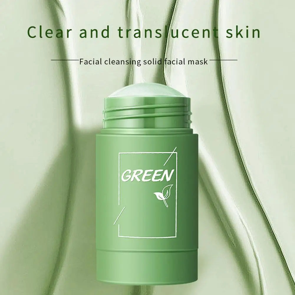 Green Tea Clay Mask Stick — Antioxidant Pore Purifying, Mess-Free