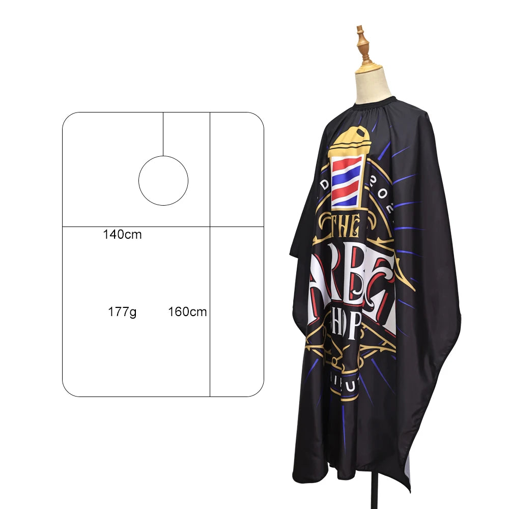 Antistatic Hairdresser Cape & Apron — Salon Haircut Gown