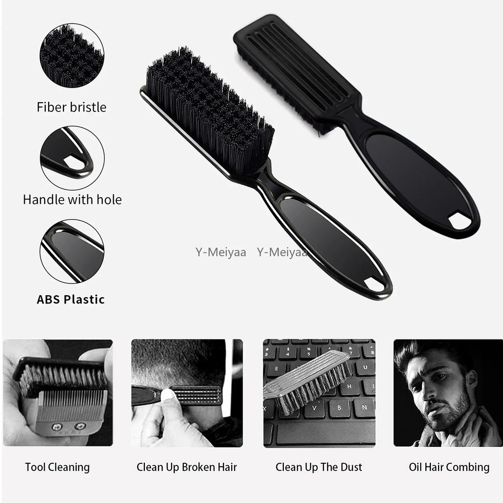 Professional Barber Blade Cleaning Brush — Clipper Maintenance Tool