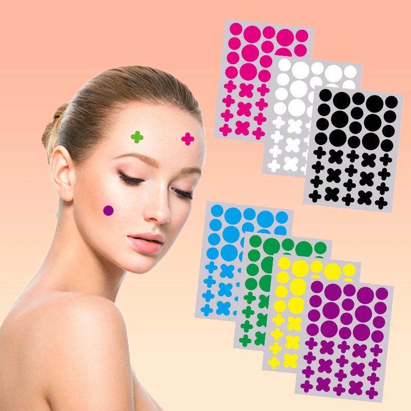 Colorful Pimple Patches 180-Pack — Hydrocolloid Spot Treatment