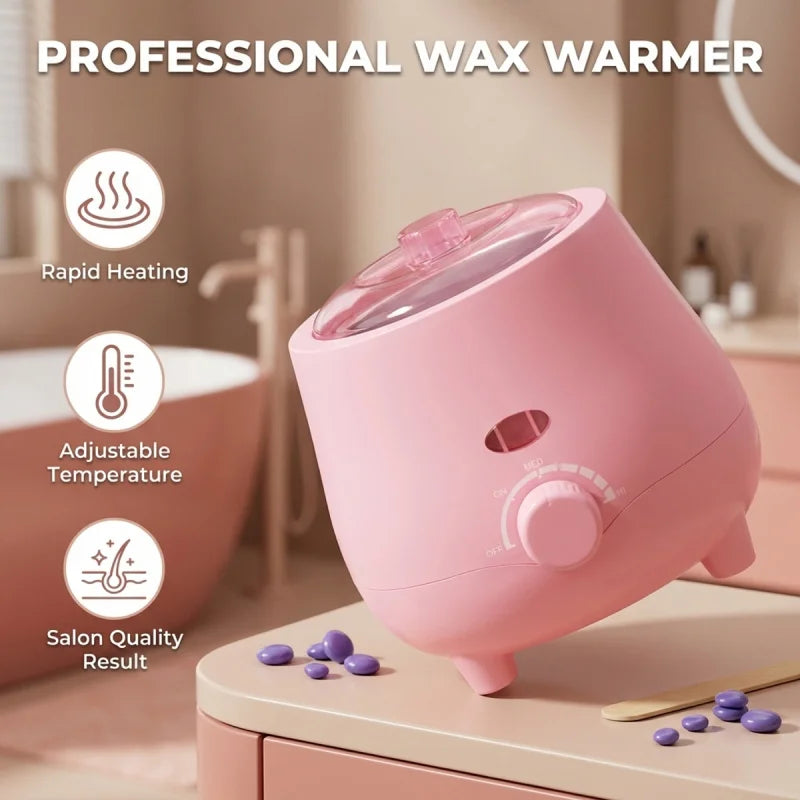 Portable Wax Warmer — 30s Heat, 45min Runtime, EU Plug