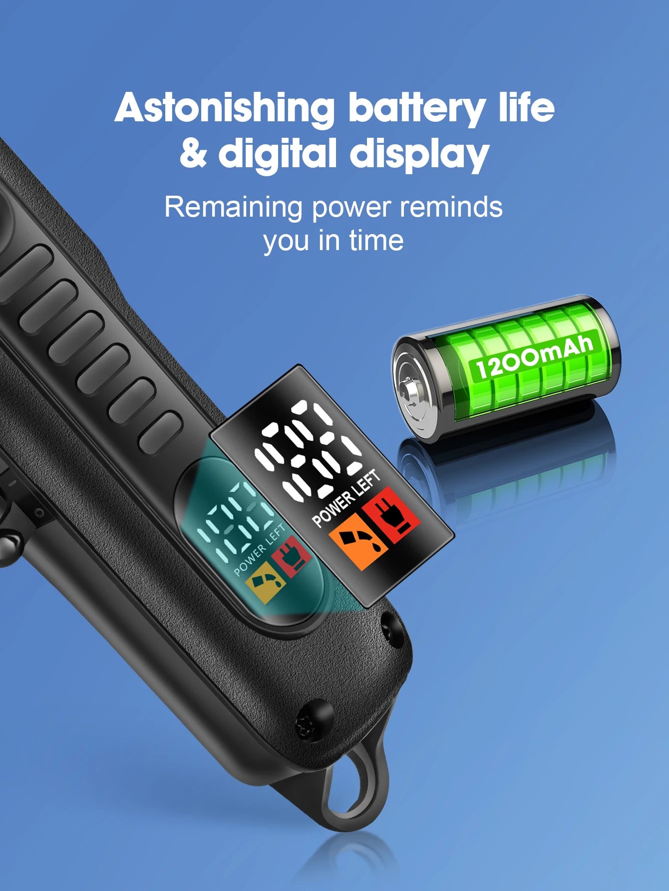 HIENA Professional LED Display Barber Clipper