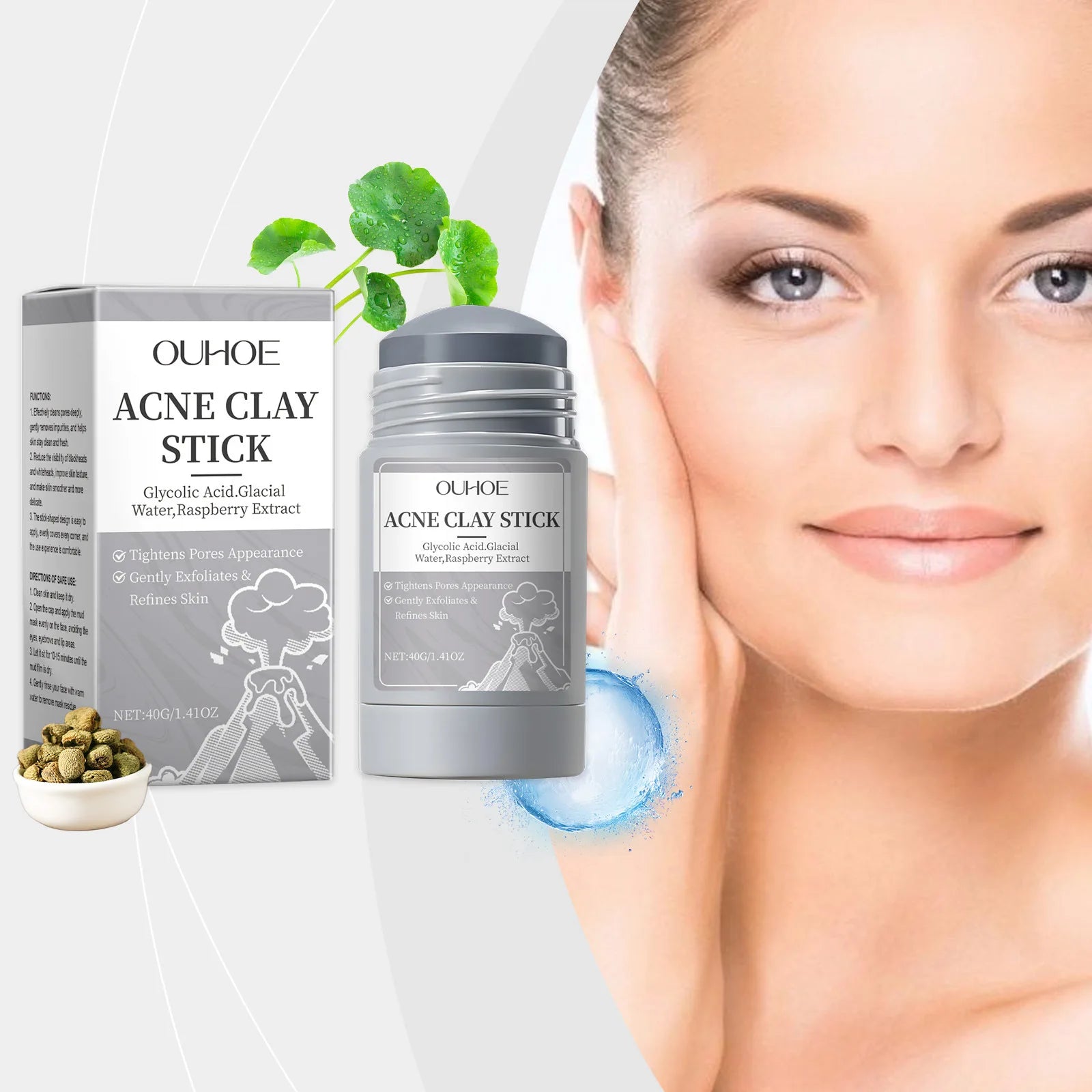 Pore Cleansing Clay Mask — Blackhead Removal & Sebum Control