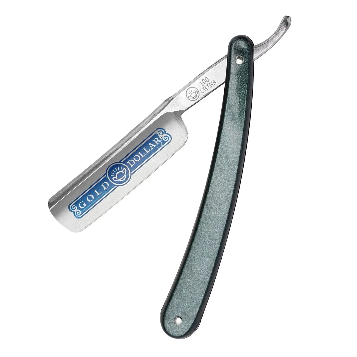 BARBERTOP Shavette Open Razor — 5 Styles, Replaceable Blade