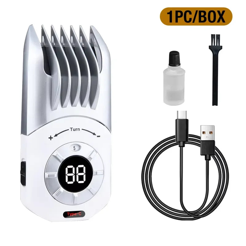 Heavy-Duty Full Metal Carbon Blade Clipper