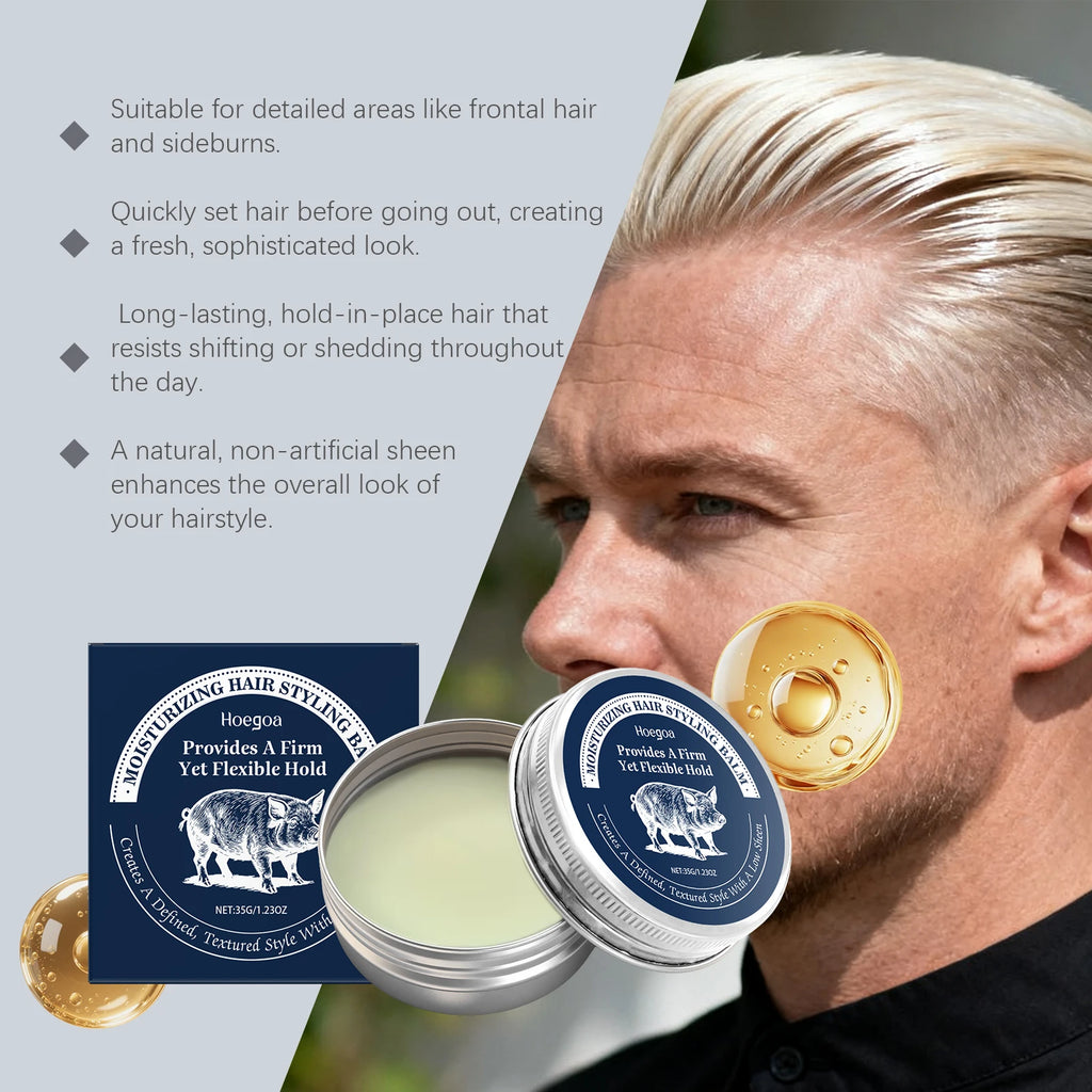 Jaysuing Beeswax Hair Pomade — Low Shine, Strong Hold
