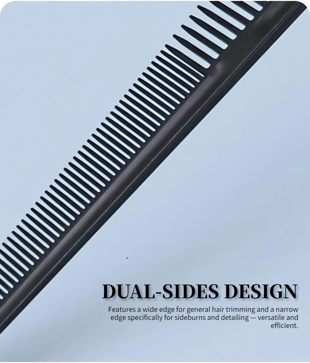 Pro Tapered Side-Corner Fade Combs — 1, 5 or 6-Piece Set