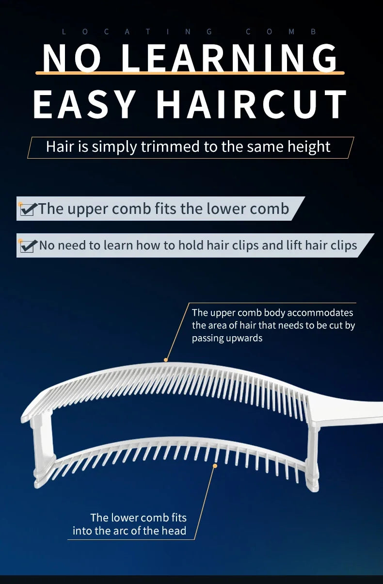 Professional Flat Top Haircut Comb — Heat Resistant Barber Comb