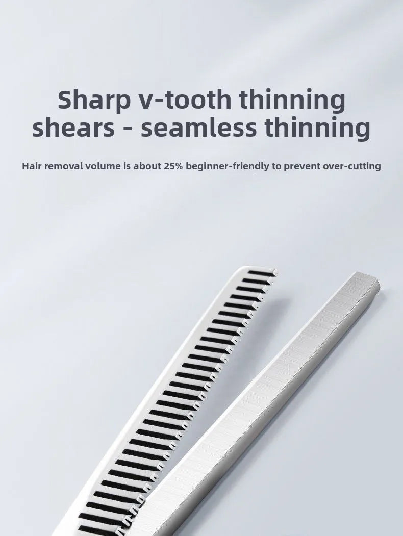 Ergonomic Professional Barber Scissors — Flat, Thinning & Sets