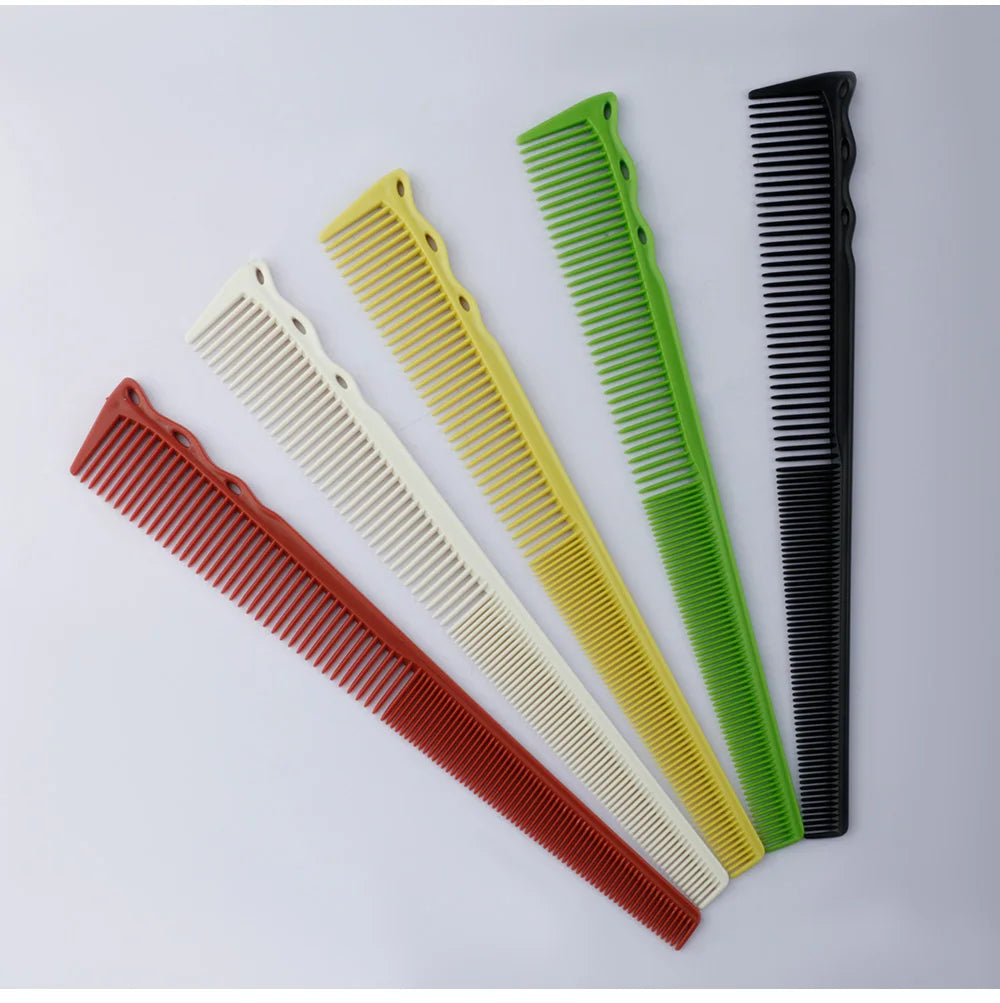 Pro Tapered Side-Corner Fade Combs — 1, 5 or 6-Piece Set