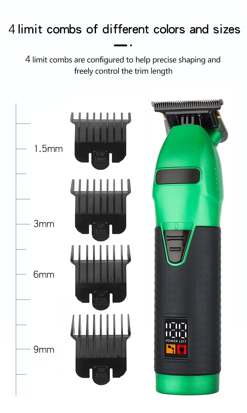 HIENA Professional Wireless Barber Clipper — 6 Colors