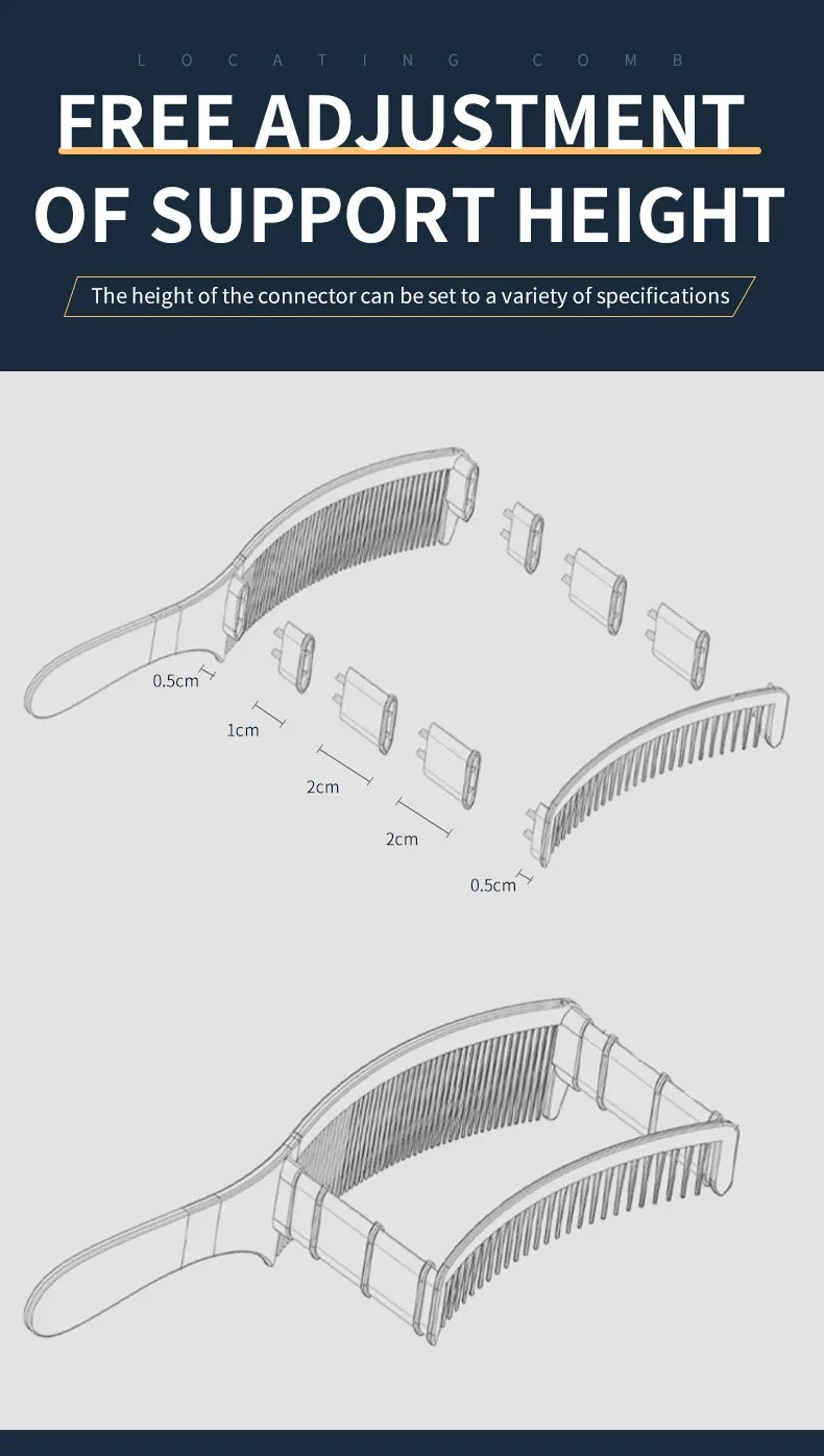 Professional Flat Top Haircut Comb — Heat Resistant Barber Comb