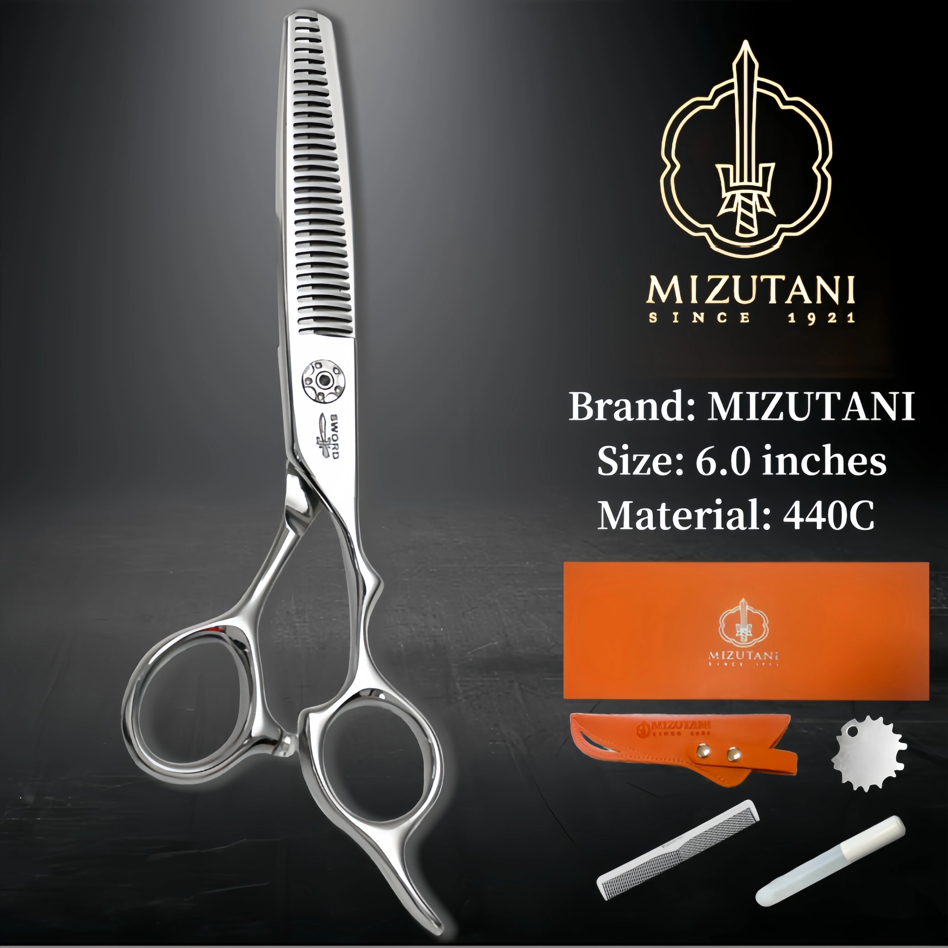 Japan 440C & VG10 Premium Barber Scissors — 6" to 7"