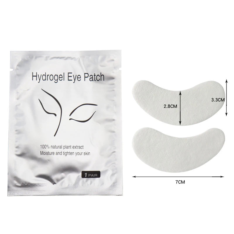 Under-Eye Patches for Lash Extensions — 50 Pairs, 5 Styles