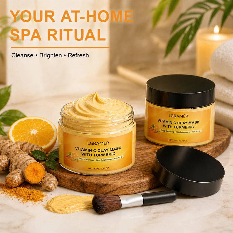 Turmeric Clay Mask 120g — Brightening & Hyperpigmentation Treatment