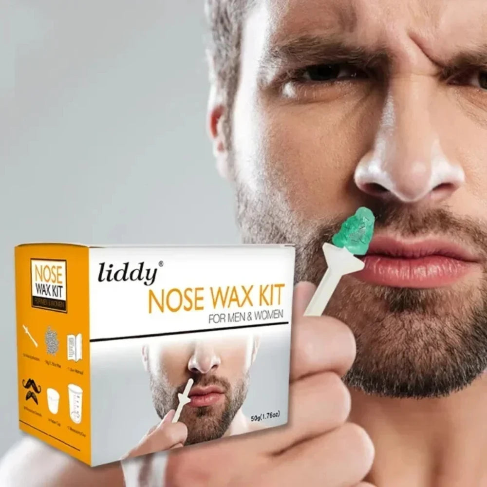 Nose Hair Removal Wax Kit — Paper-Free, Men & Women