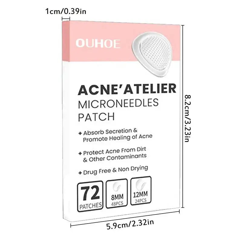 Invisible Hydrocolloid Pimple Patches — Overnight Blemish Treatment