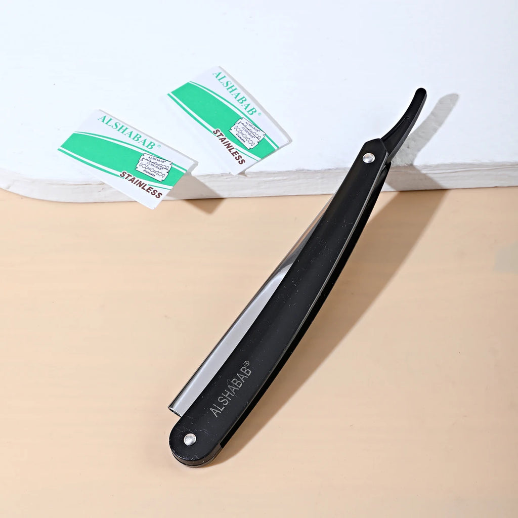 Double-Edge Straight Razor Set — 2 Blades Included