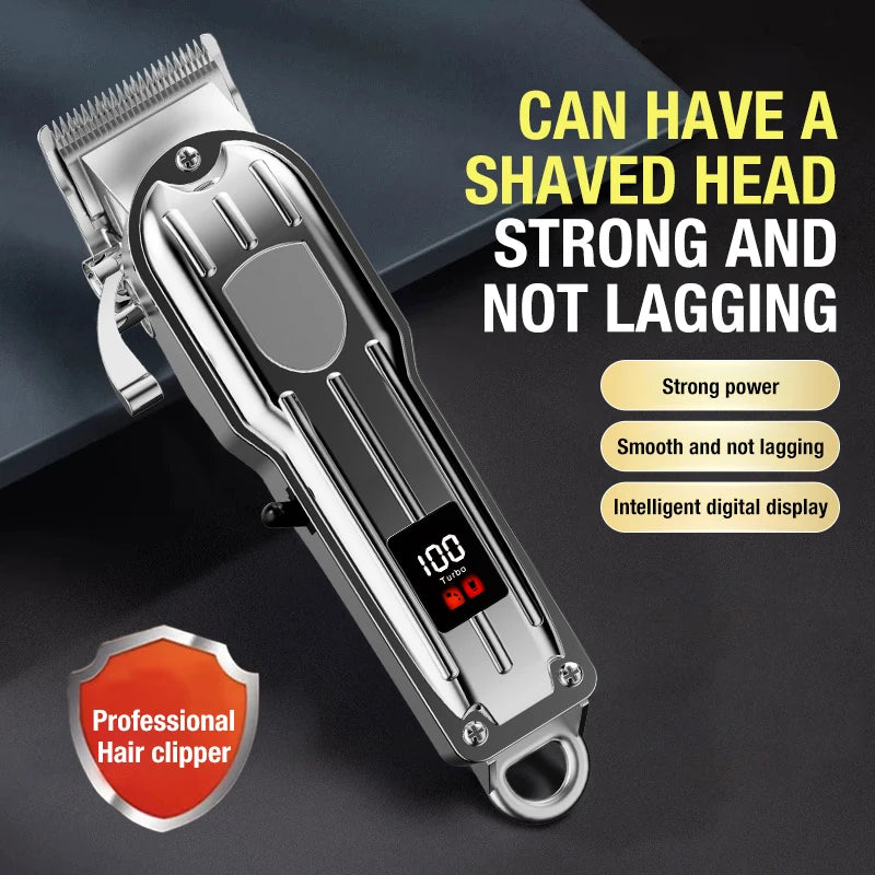 Heavy-Duty Full Metal Carbon Blade Clipper