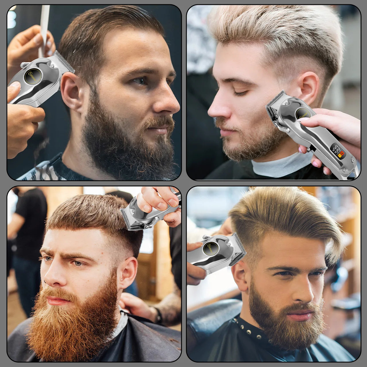 HATTEKER Professional Cordless Barber Clipper