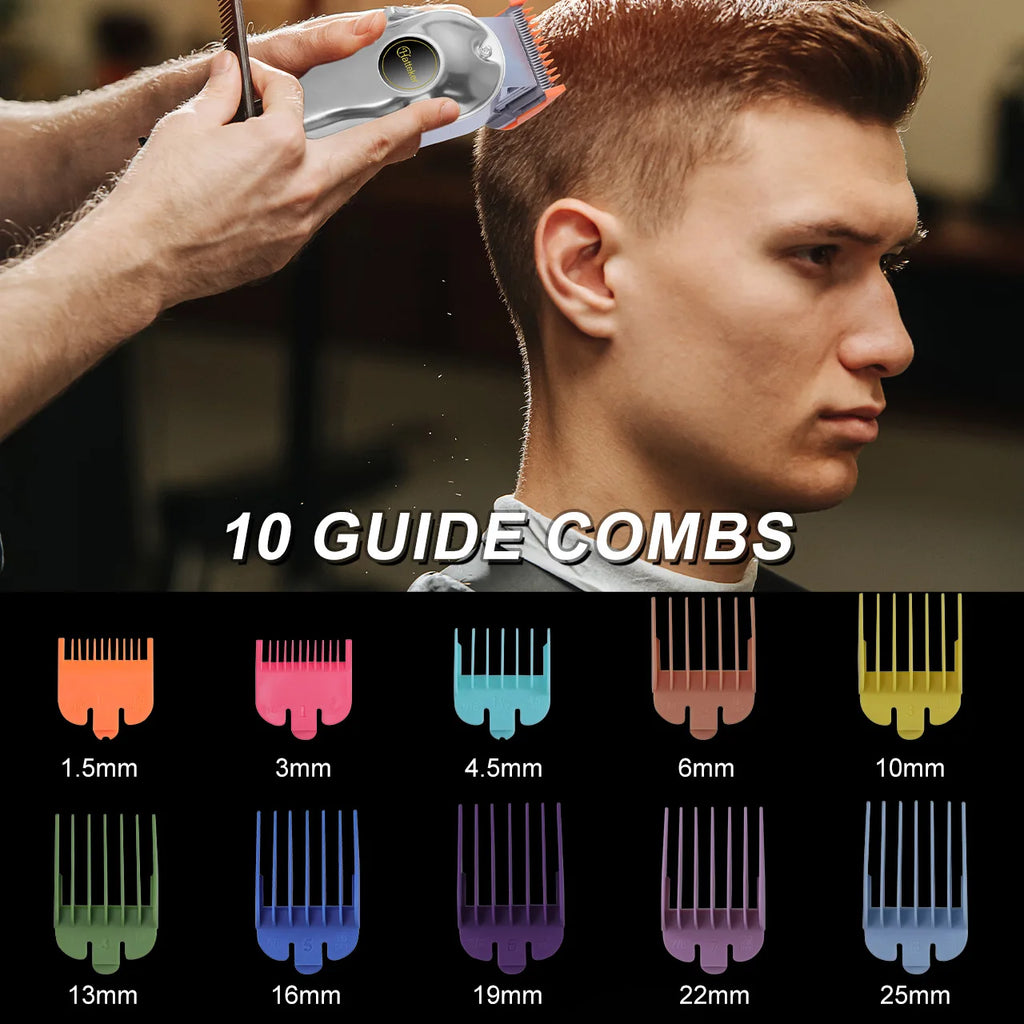 HATTEKER Professional Cordless Barber Clipper
