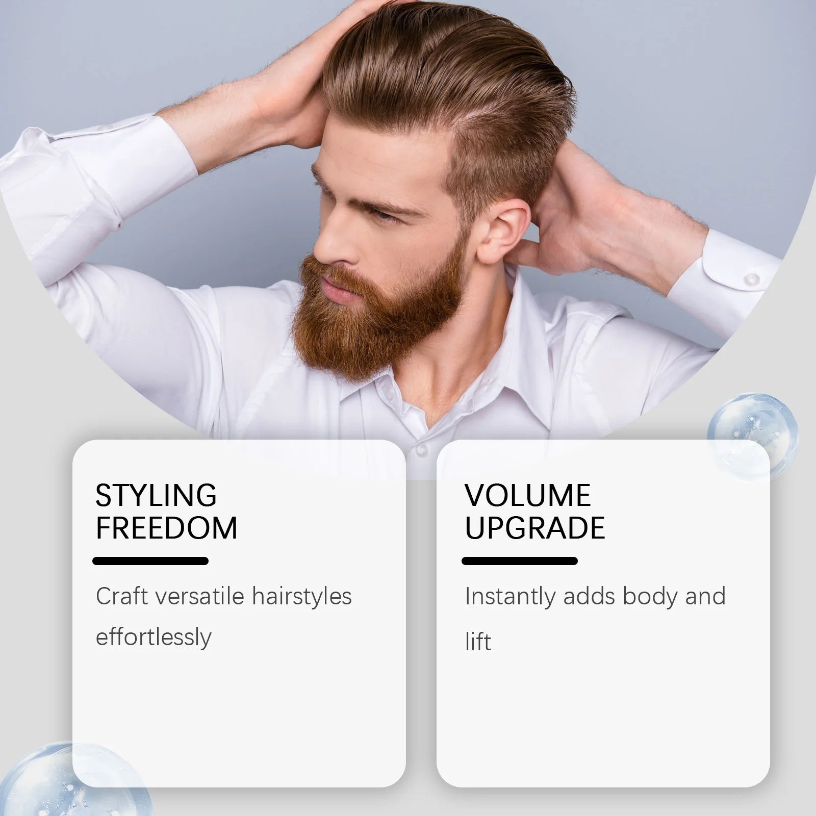 Men's Hair Texture Powder — Instant Volume & Strong Grip