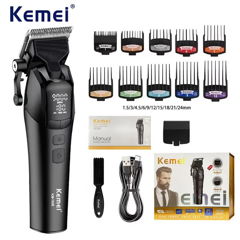 Kemei KM-1858 10W DLC Cordless Clipper