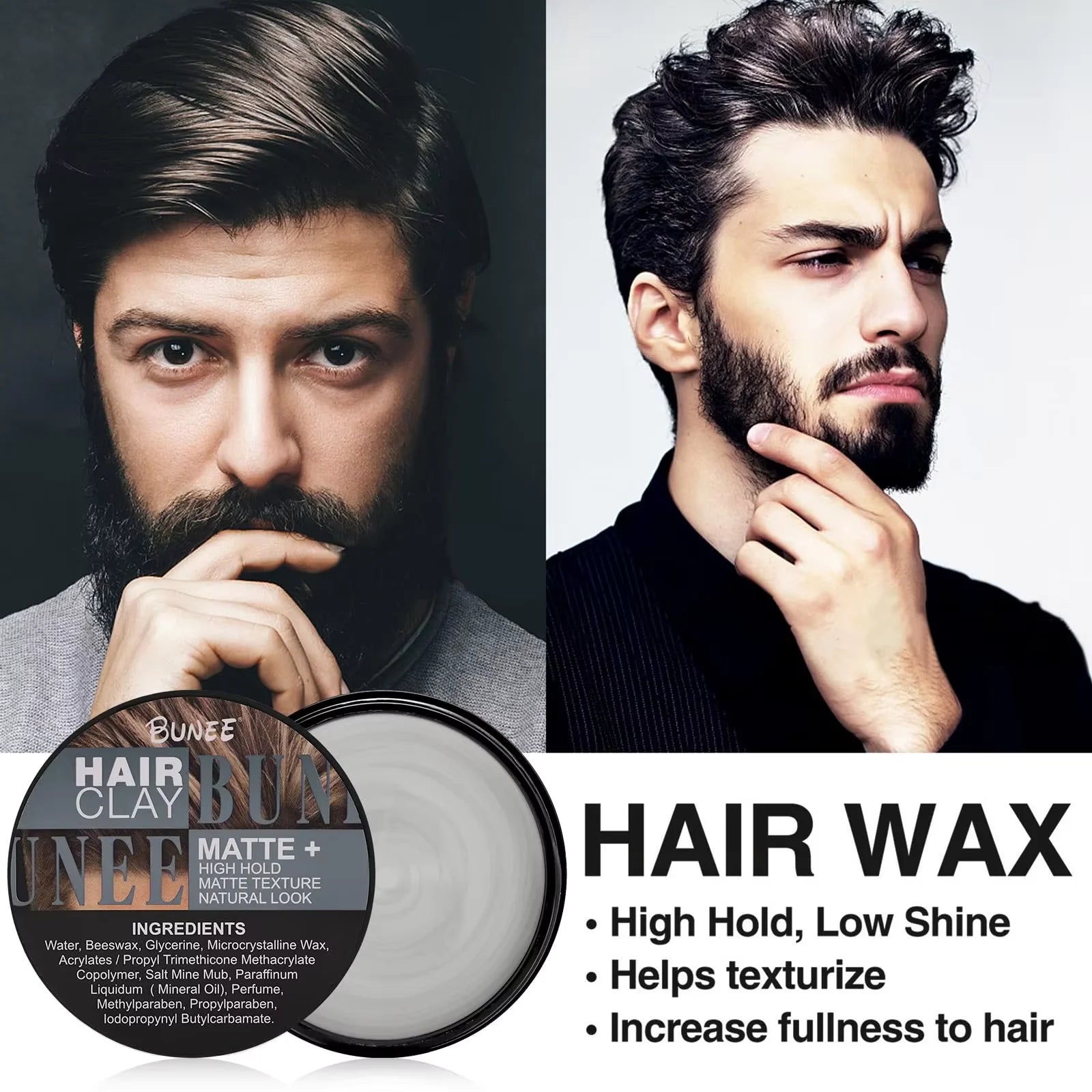 Matte Finish Hair Paste — Flexible Hold, Zero Shine