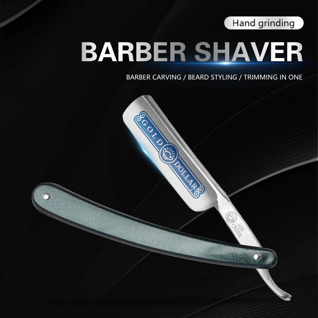 Classic Folding Straight Razor — Barbershop Edition