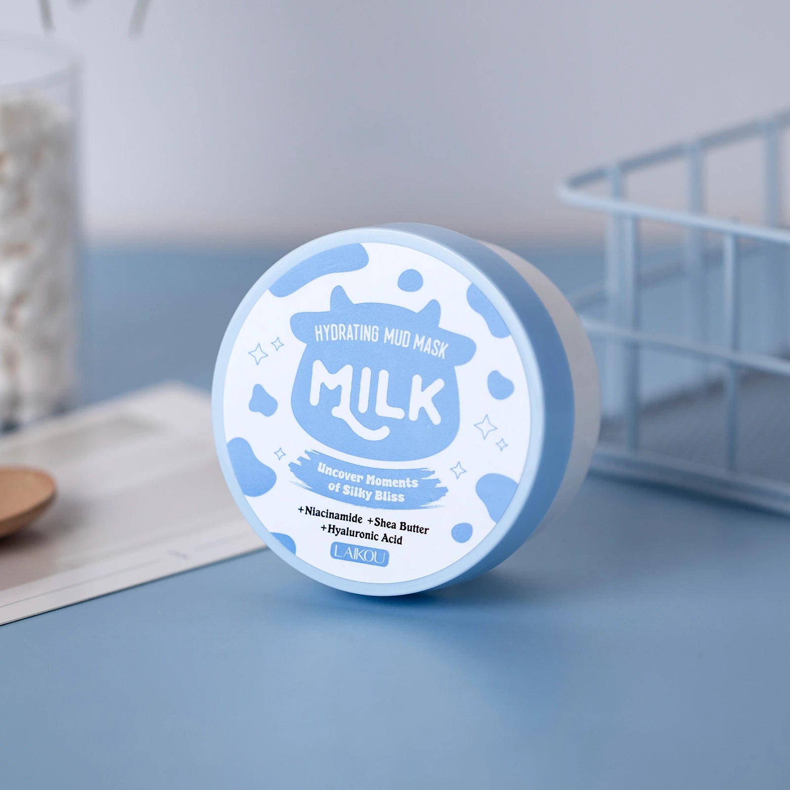 LAIKOU Milk Hydrating Mud Mask — Deep Moisture & Luminous Glow