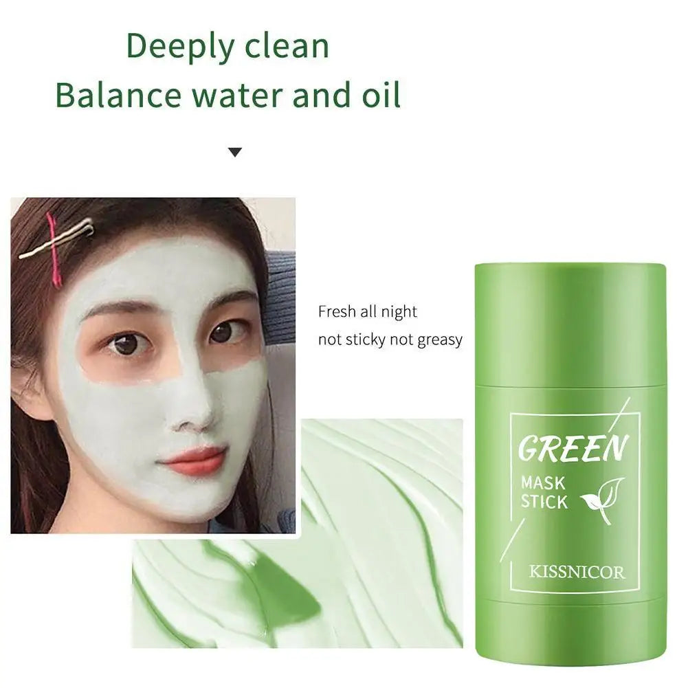 Green Tea Antioxidant Clay Mask Stick — Purifying and Brightening
