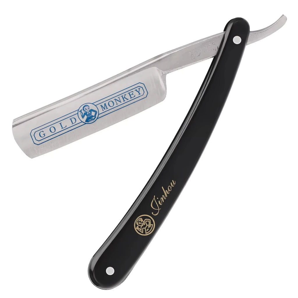 BARBERTOP Shavette Open Razor — 5 Styles, Replaceable Blade