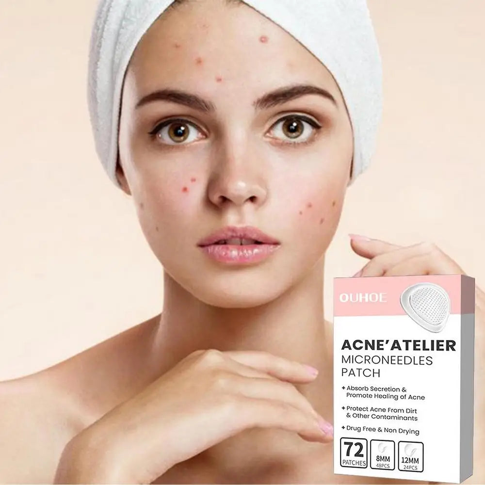 Invisible Hydrocolloid Pimple Patches — Overnight Blemish Treatment