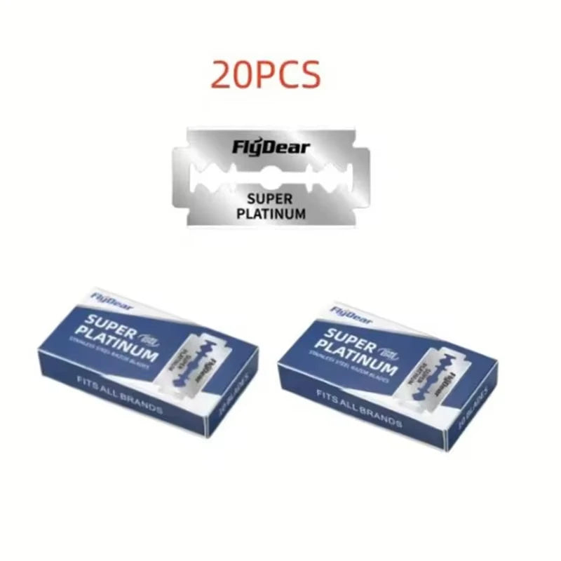 Safety Double-Edge Razor Blades — Professional Barber Pack, 10–50 Blades