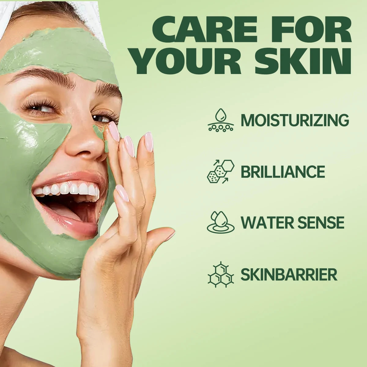 Avocado Clay Mud Mask — Disposable Single-Use, Deep Nourishing