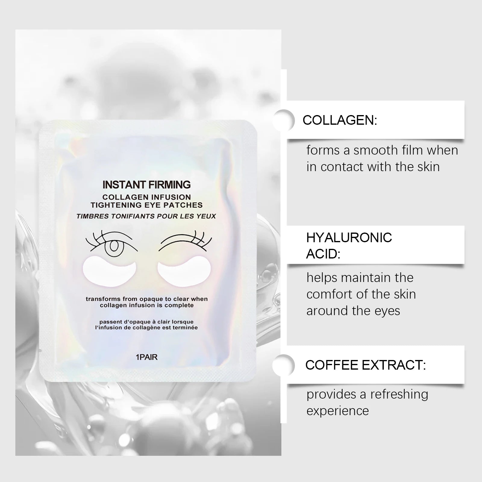 Collagen Under-Eye Patches — Lash Extension Isolation and Anti-Aging