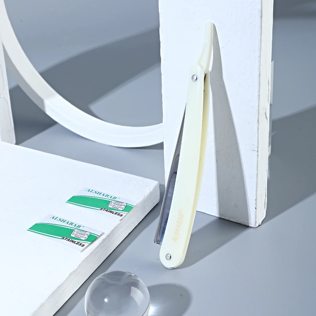 Double-Edge Straight Razor Set — 2 Blades Included