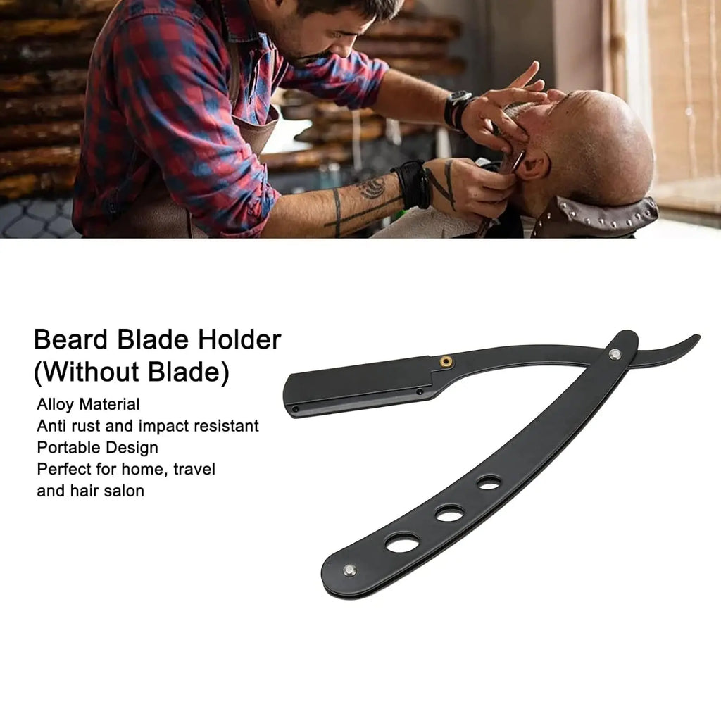 Straight Razor Handle + Blade Bundle — 10, 20 or 40 Blades