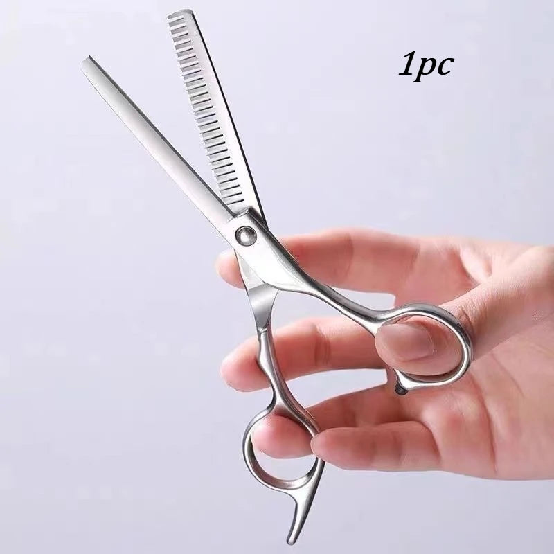 Ergonomic Professional Barber Scissors — Flat, Thinning & Sets